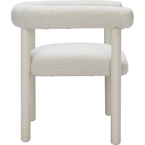 tiger bay white outdoor dining chair   