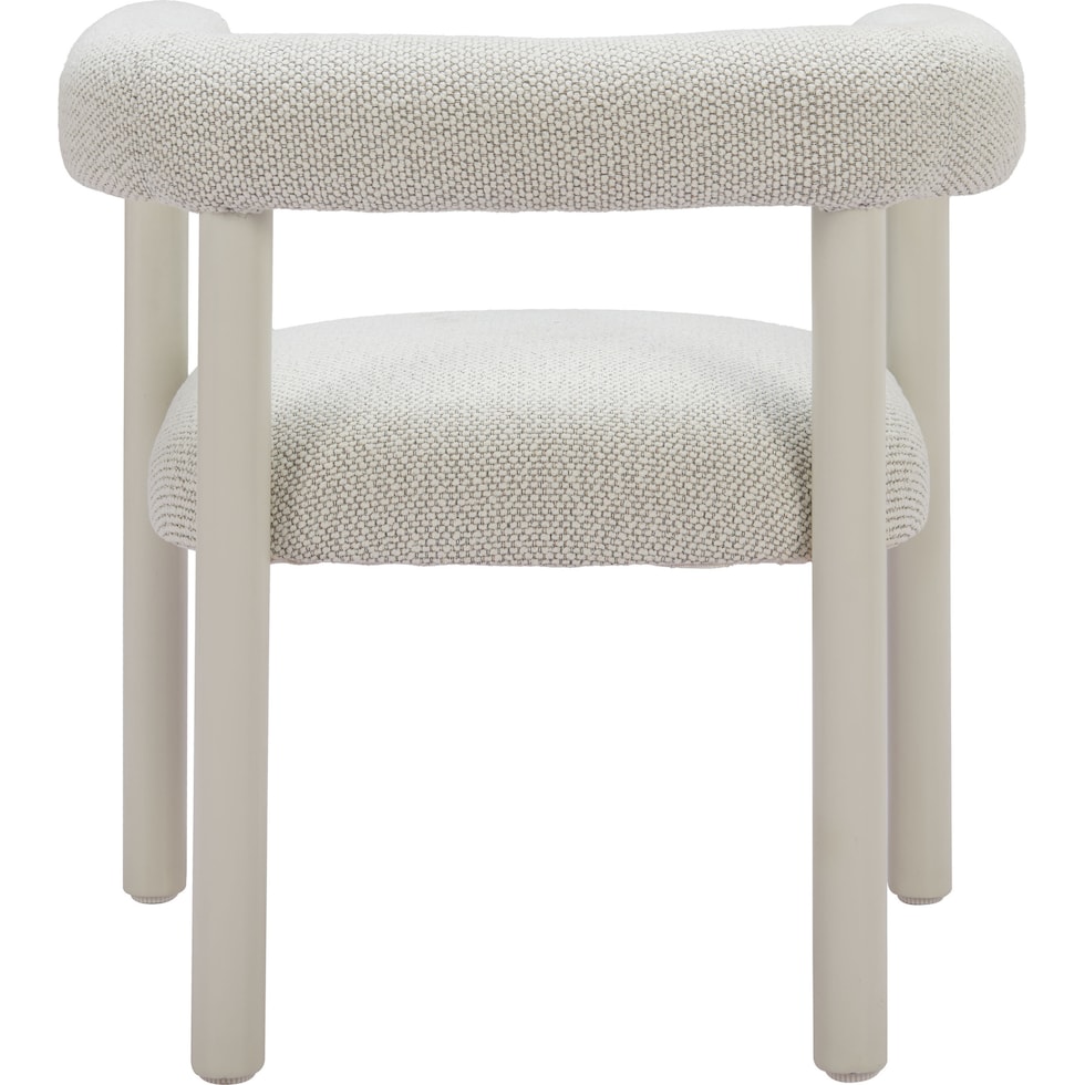 tiger bay white outdoor dining chair   