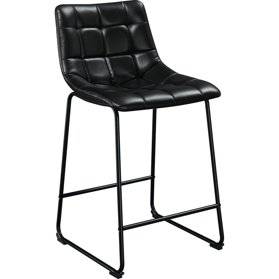 tillamook black counter height stool   