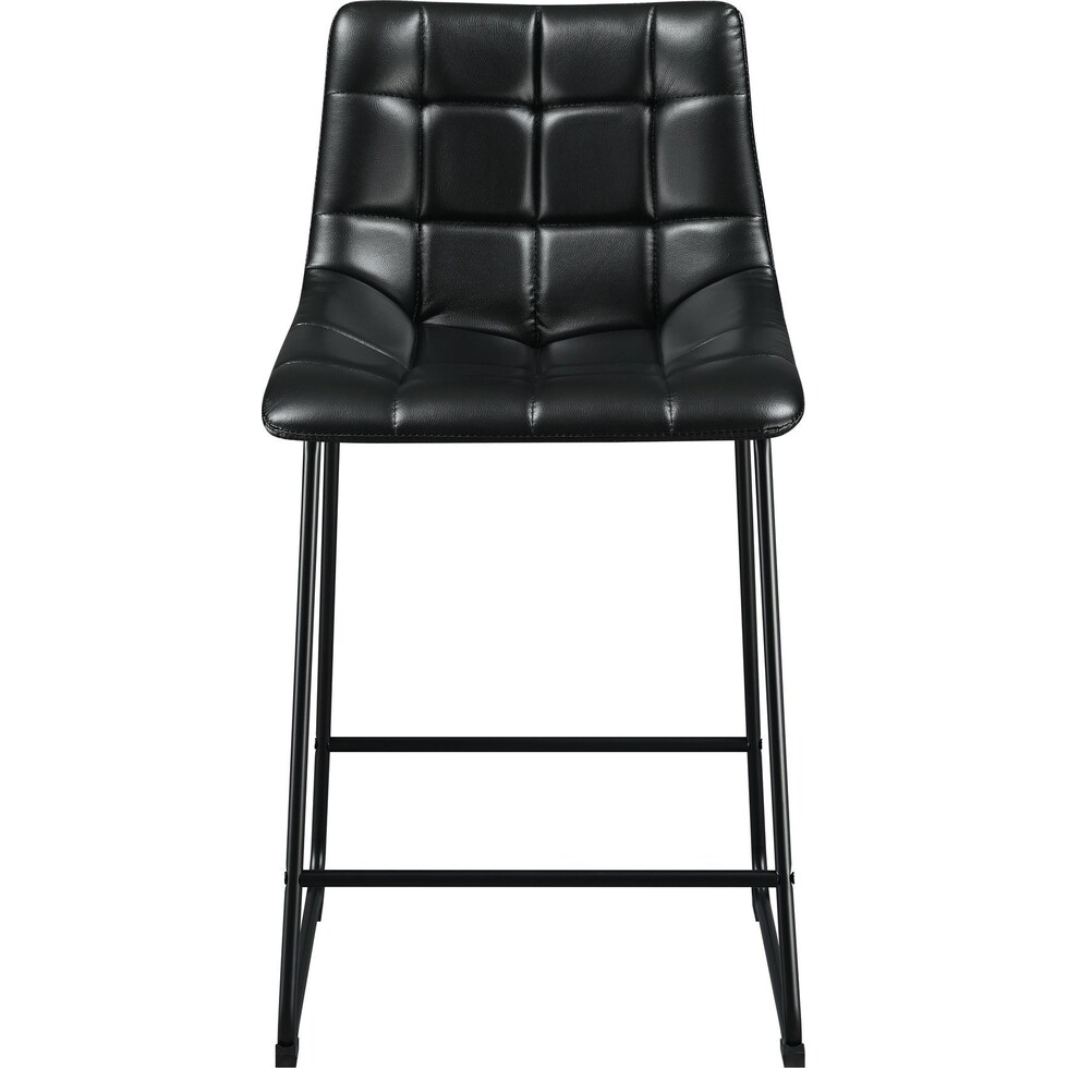 tillamook black counter height stool   