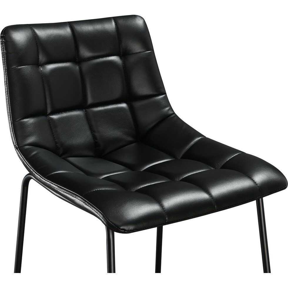 tillamook black counter height stool   