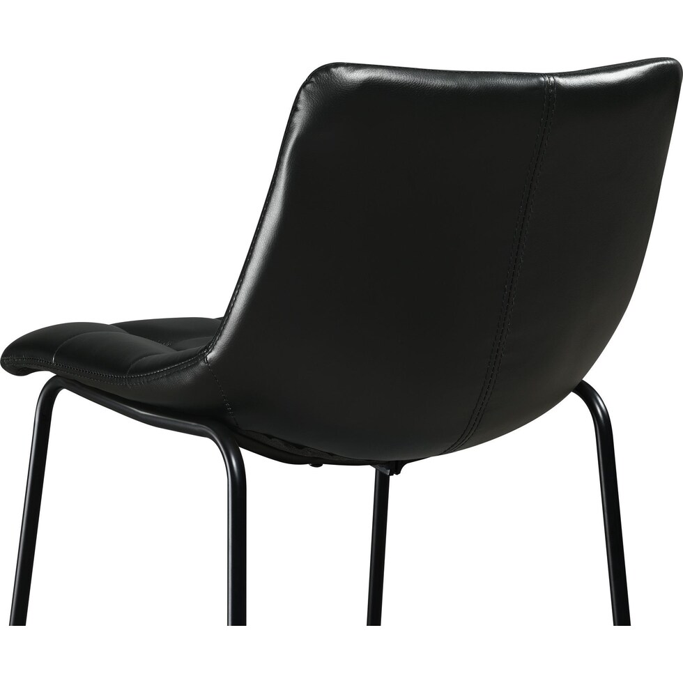 tillamook black counter height stool   