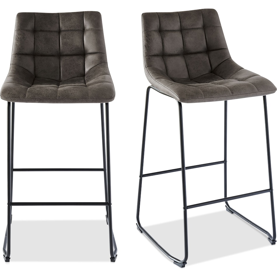 tillamook gray bar stool   