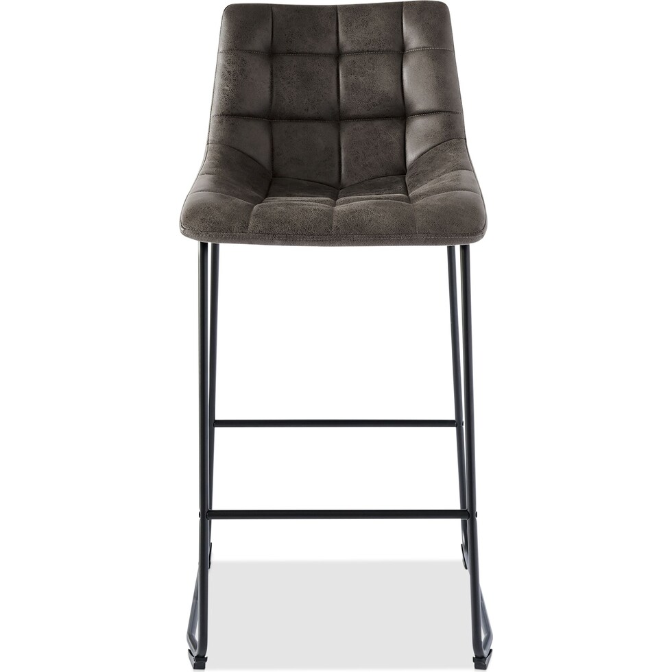 tillamook gray bar stool   