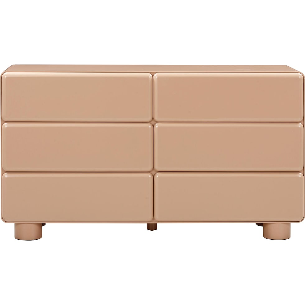 tischa light brown dresser   