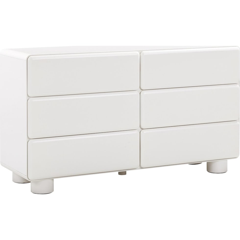 tischa white dresser   