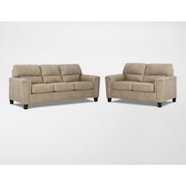 tishen light brown  pc living room   