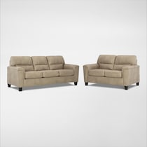 tishen light brown  pc living room   
