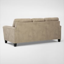 tishen light brown loveseat   