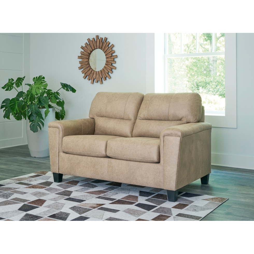 tishen light brown sofa   