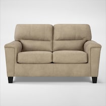 tishen light brown sofa   