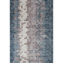 titanium blue area rug  x    