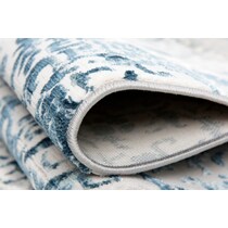 titanium blue area rug  x    