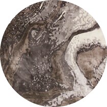 titanium gray area rug  round   