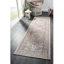 toledo red outdoor area rug   