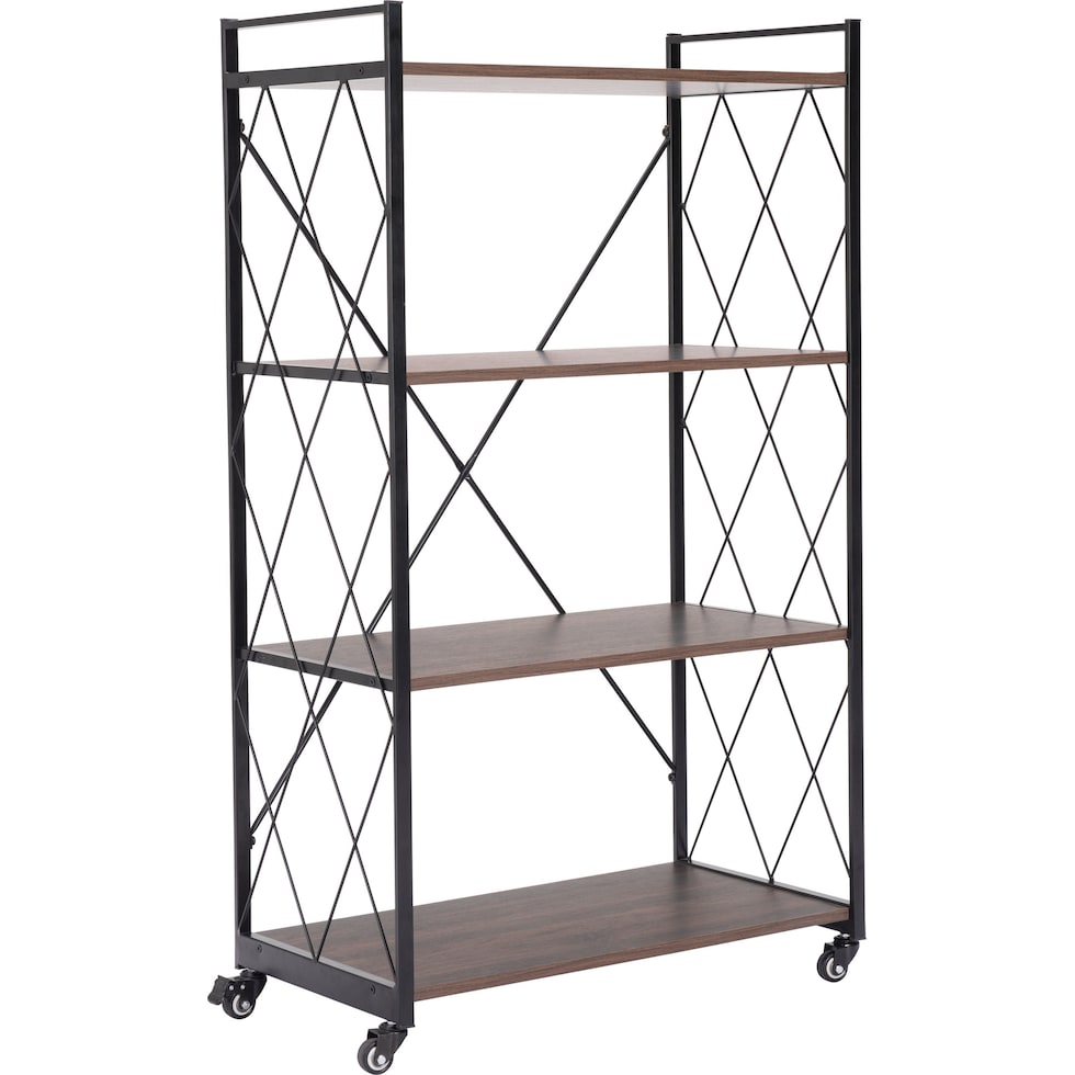 tolland dark brown bookcase   