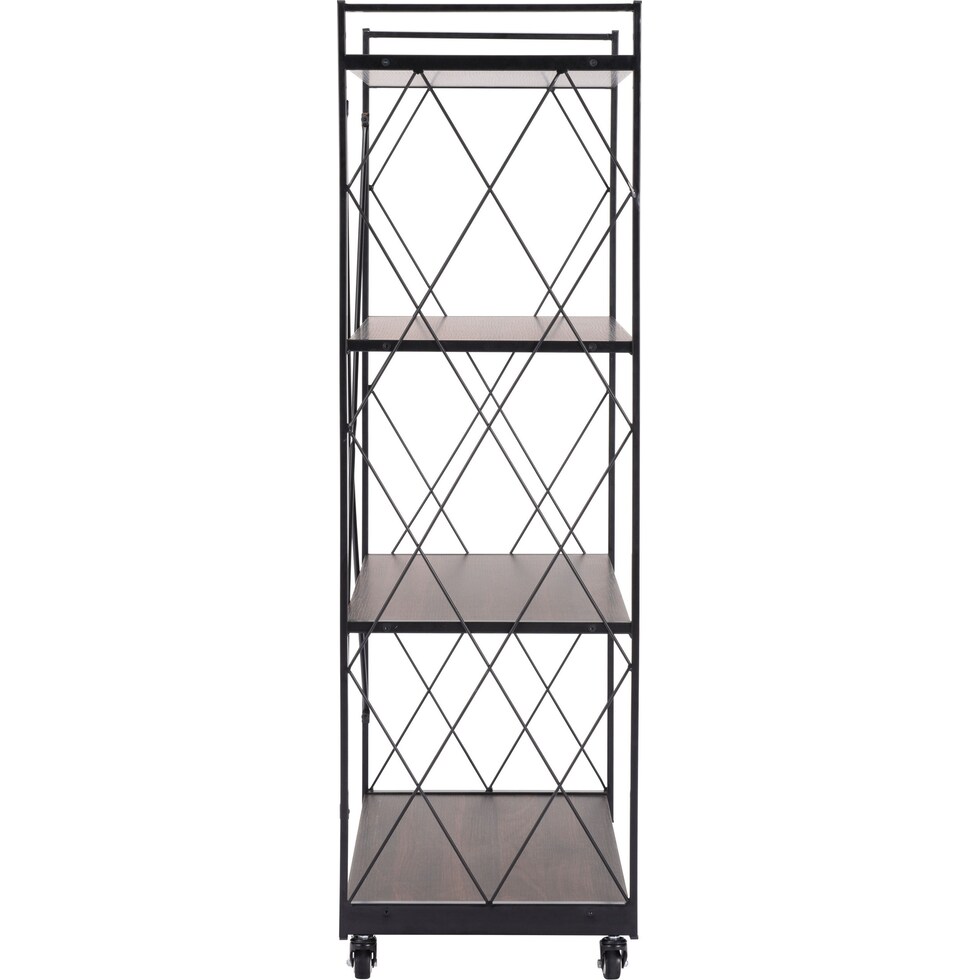 tolland dark brown bookcase   
