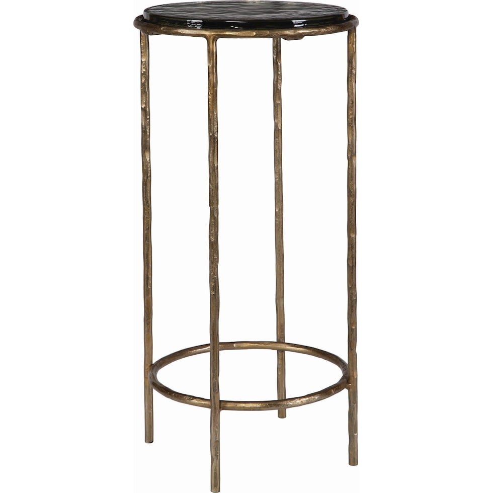 tomcat gold accent table   
