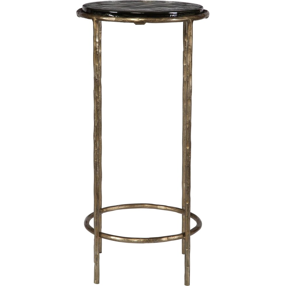 tomcat gold accent table   