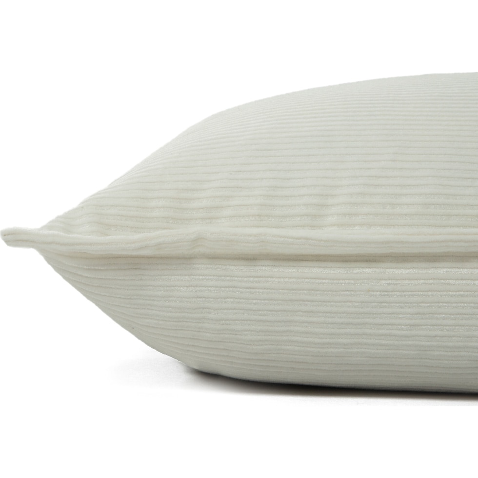 tonaya white accent pillow   