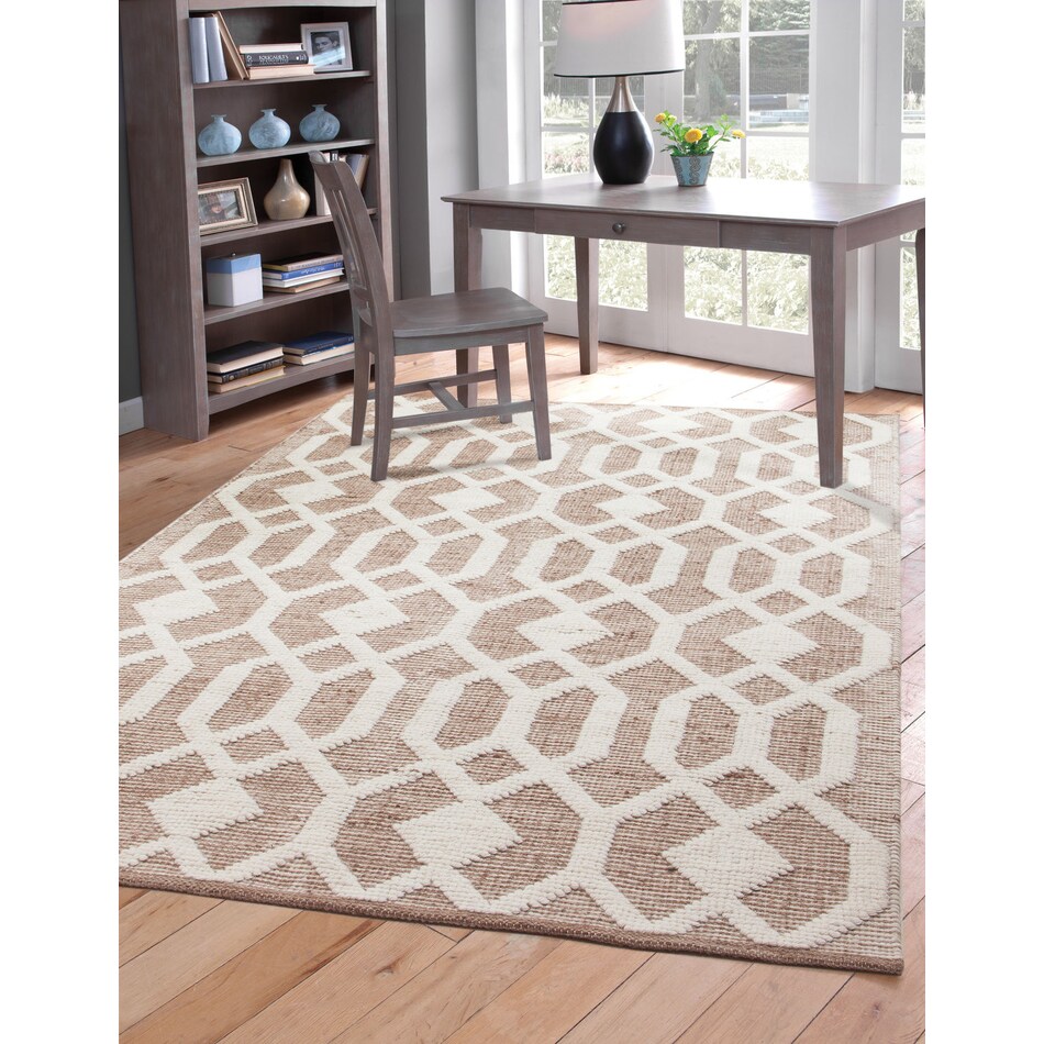 Tones Area Rug Natural and Ivory Value City Furniture