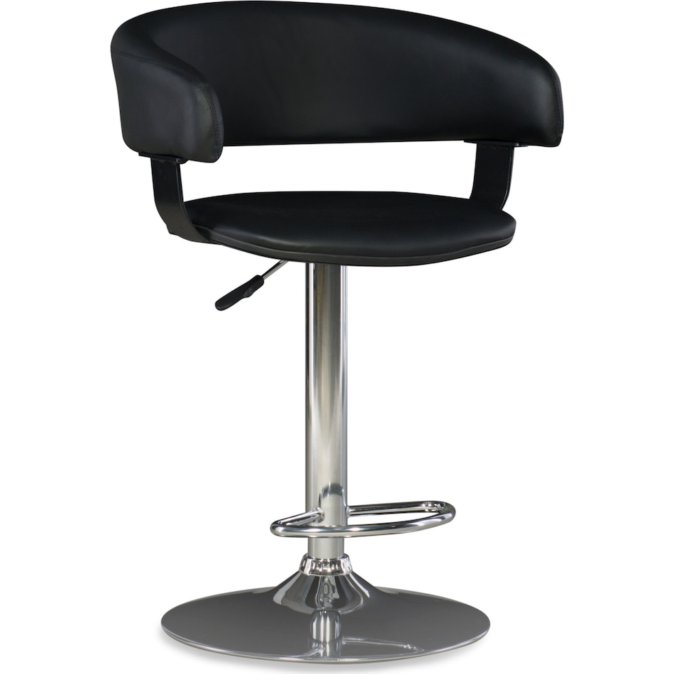 tonina black bar stool   