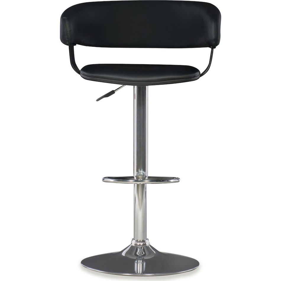 tonina black bar stool   