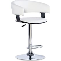 tonina white bar stool   