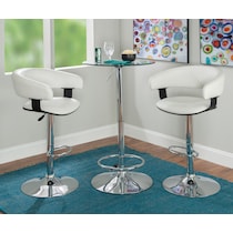 tonina white bar stool   