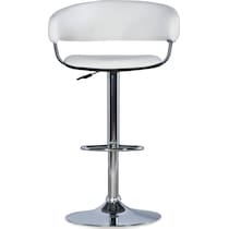 tonina white bar stool   