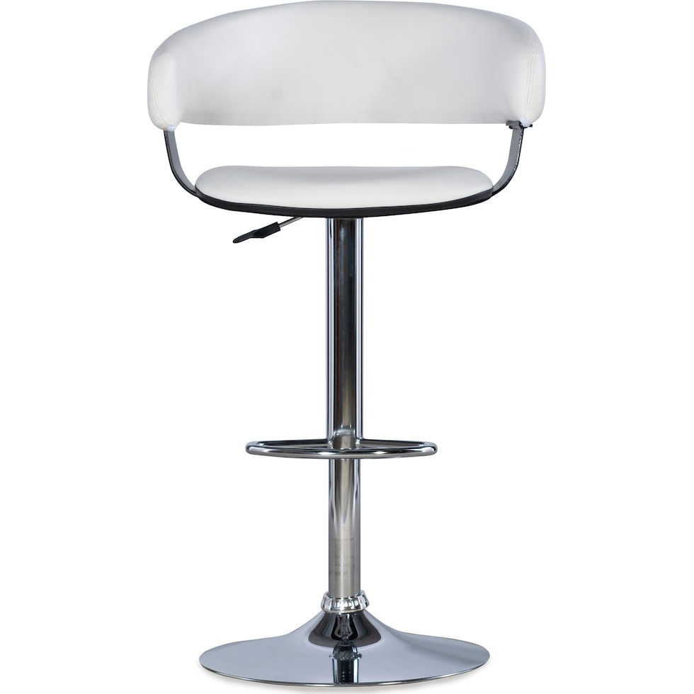 tonina white bar stool   