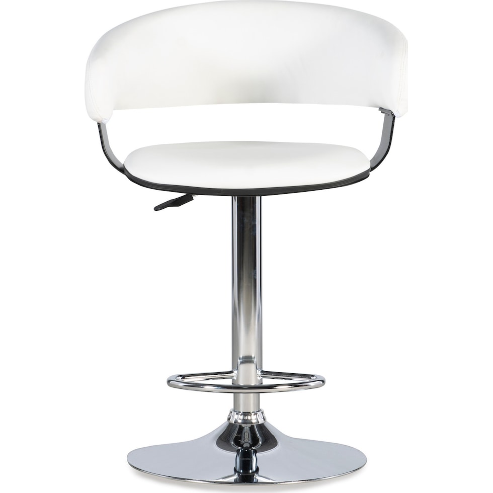 tonina white bar stool   