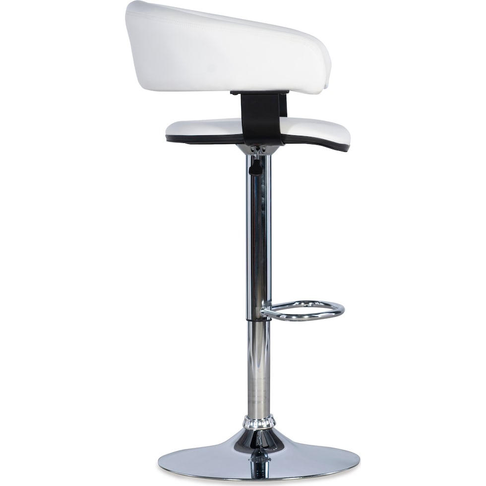 tonina white bar stool   