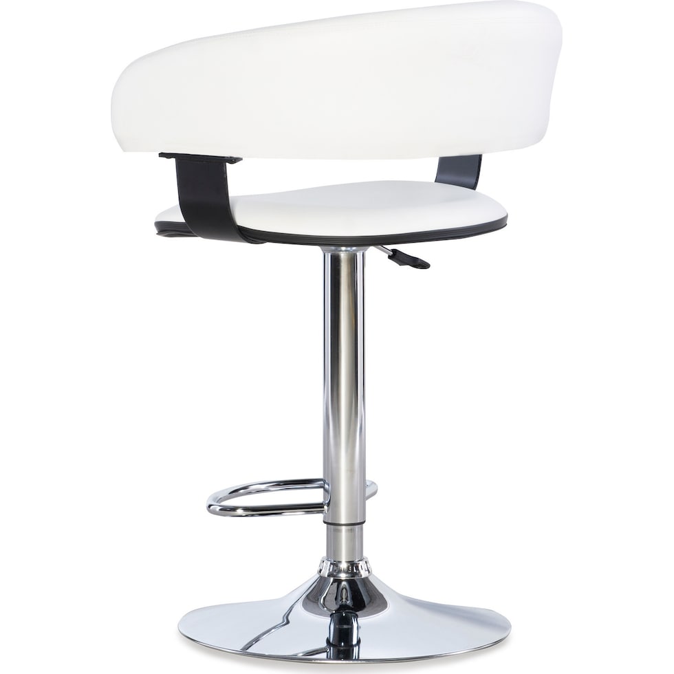 tonina white bar stool   