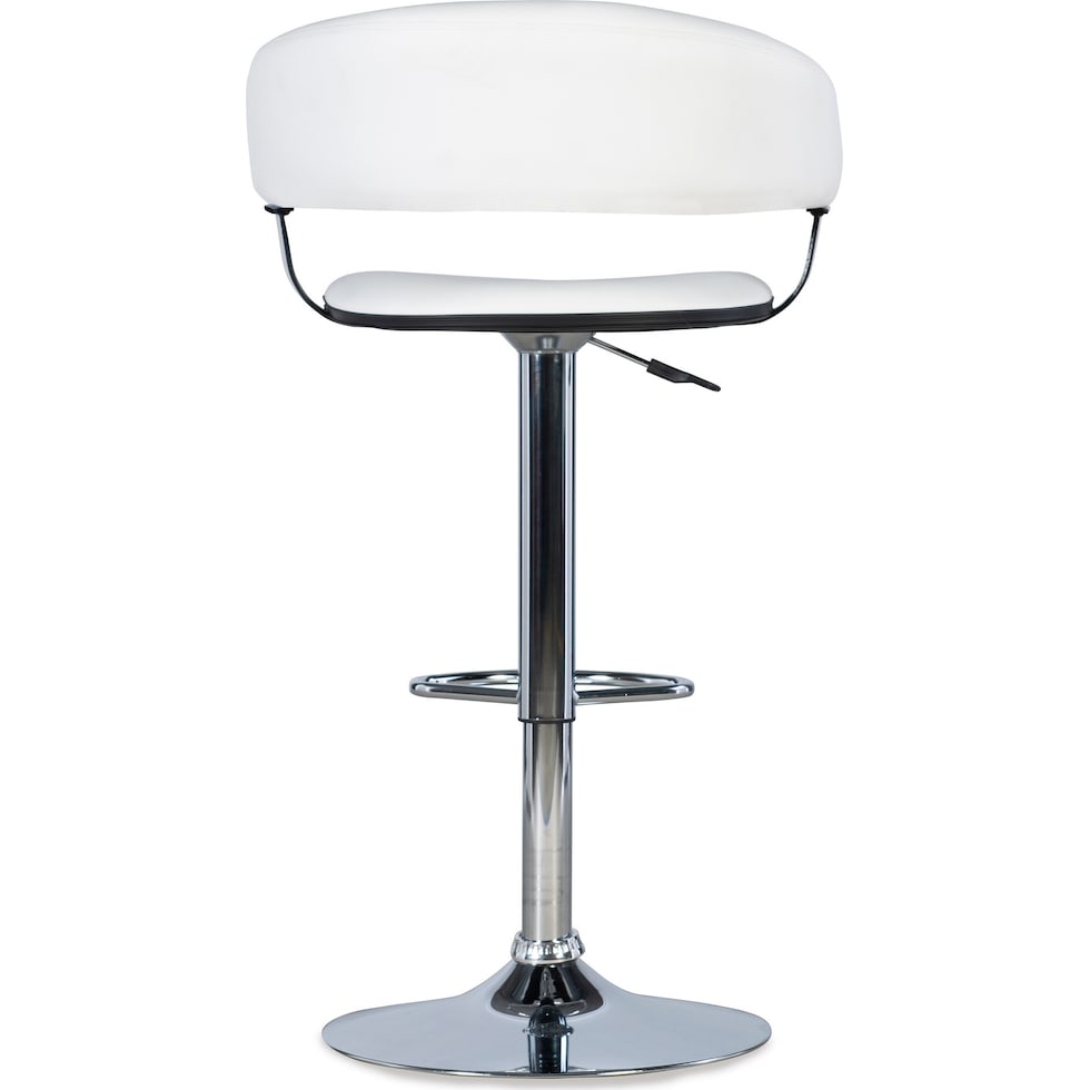 tonina white bar stool   