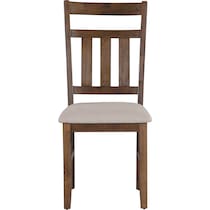 tonja dark brown dining chair   