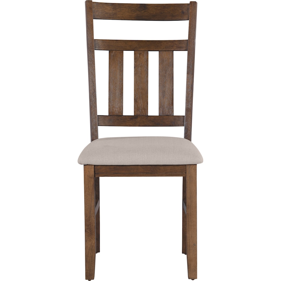 tonja dark brown dining chair   