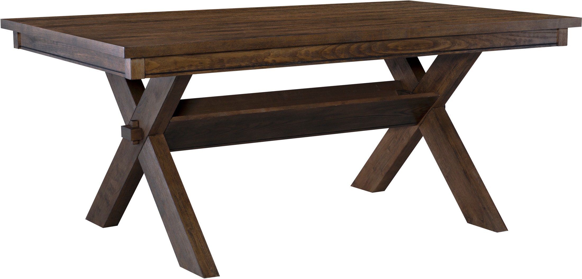 TOMTE DINING TABLE ブラウン Ashley Tomtyn - Light Brown - 9 Pc. - Rectangular Dining