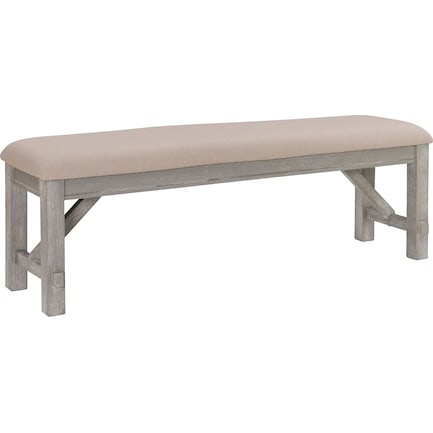 Tonja Dining Bench - Gray