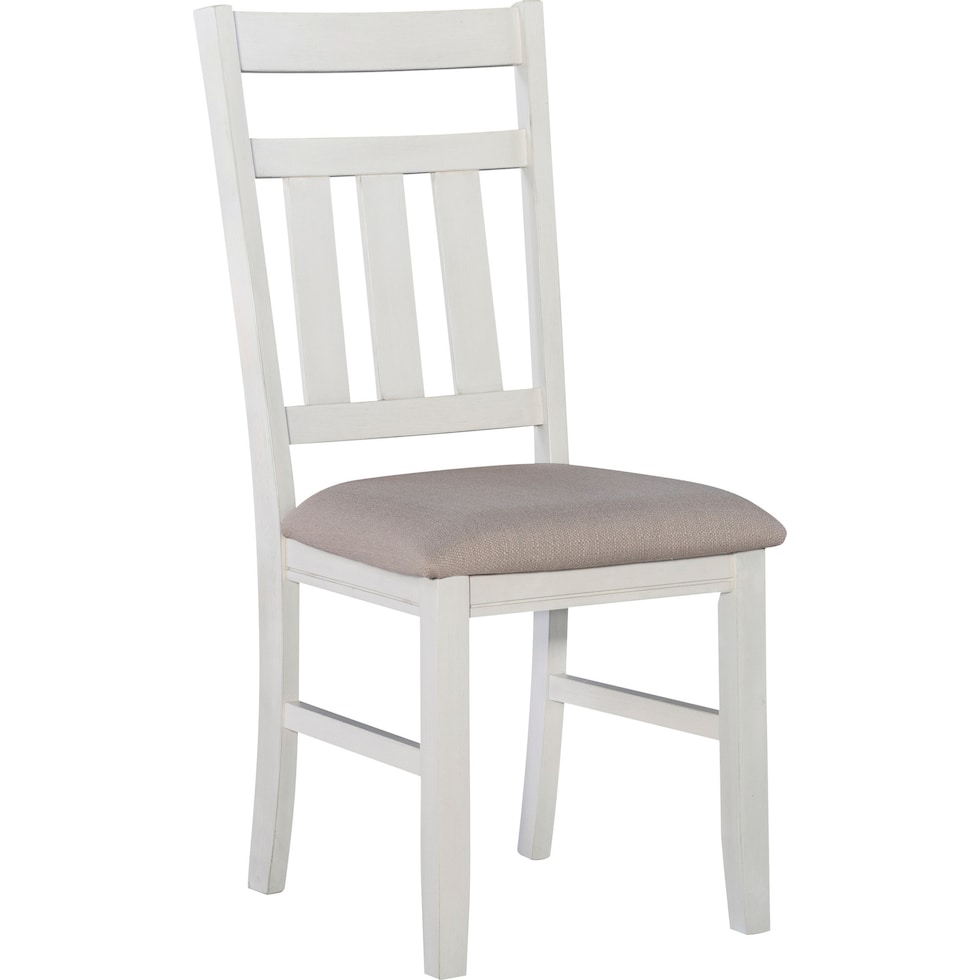 tonja white dining chair   