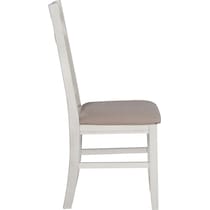 tonja white dining chair   