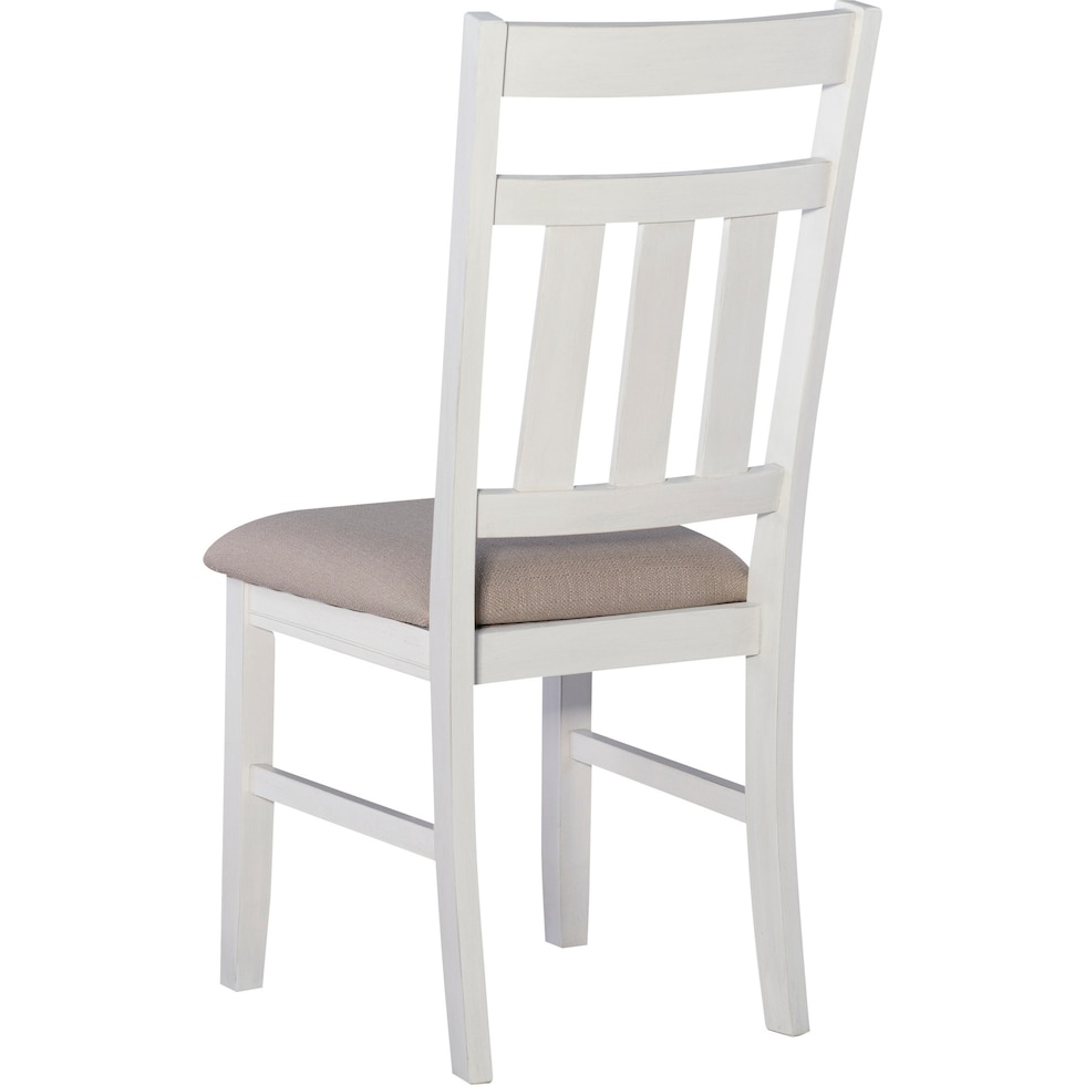 tonja white dining chair   