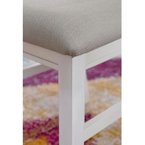 tonja white dining chair   