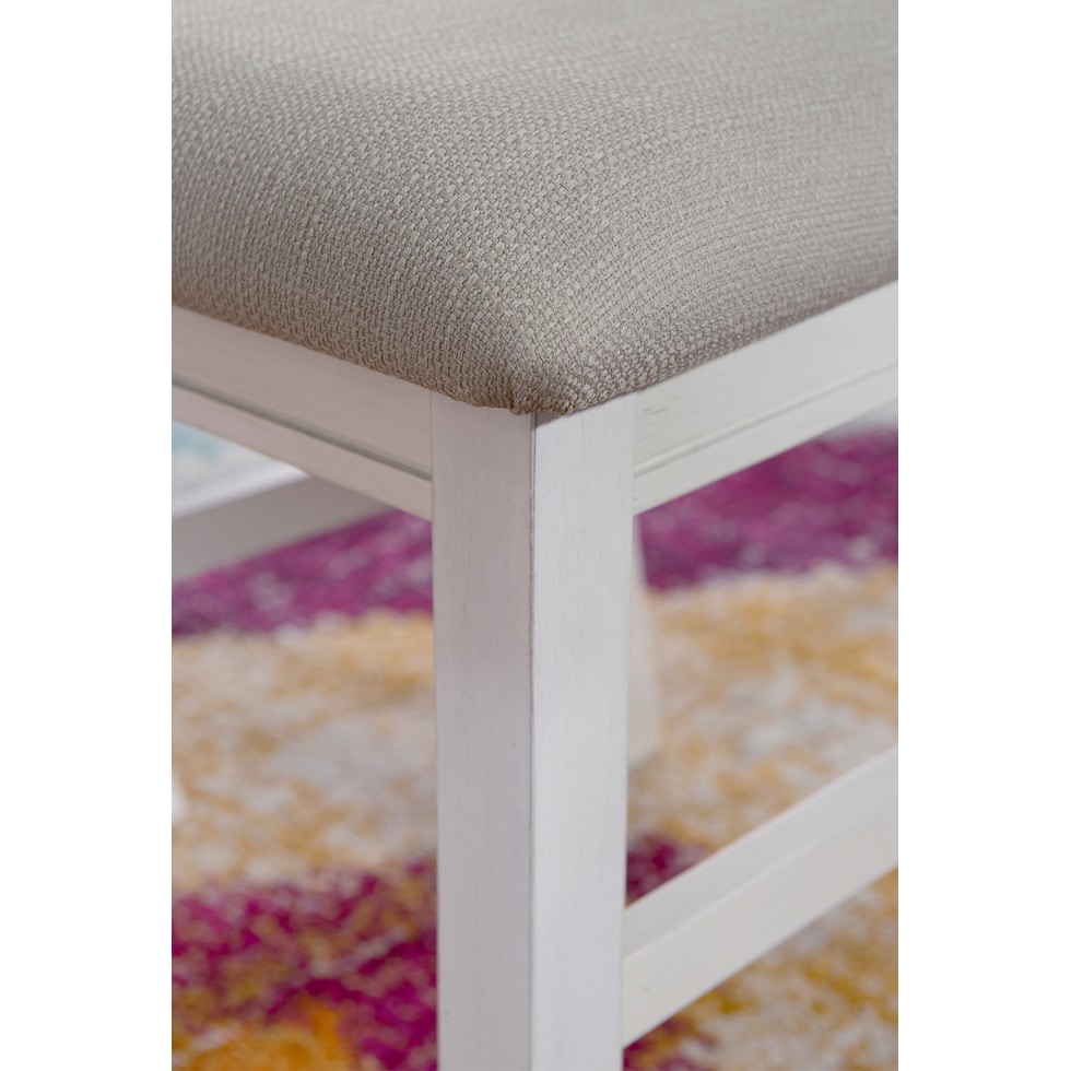 tonja white dining chair   