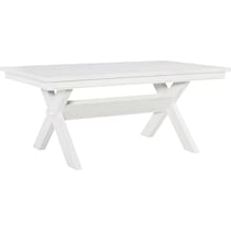 tonja white dining table   