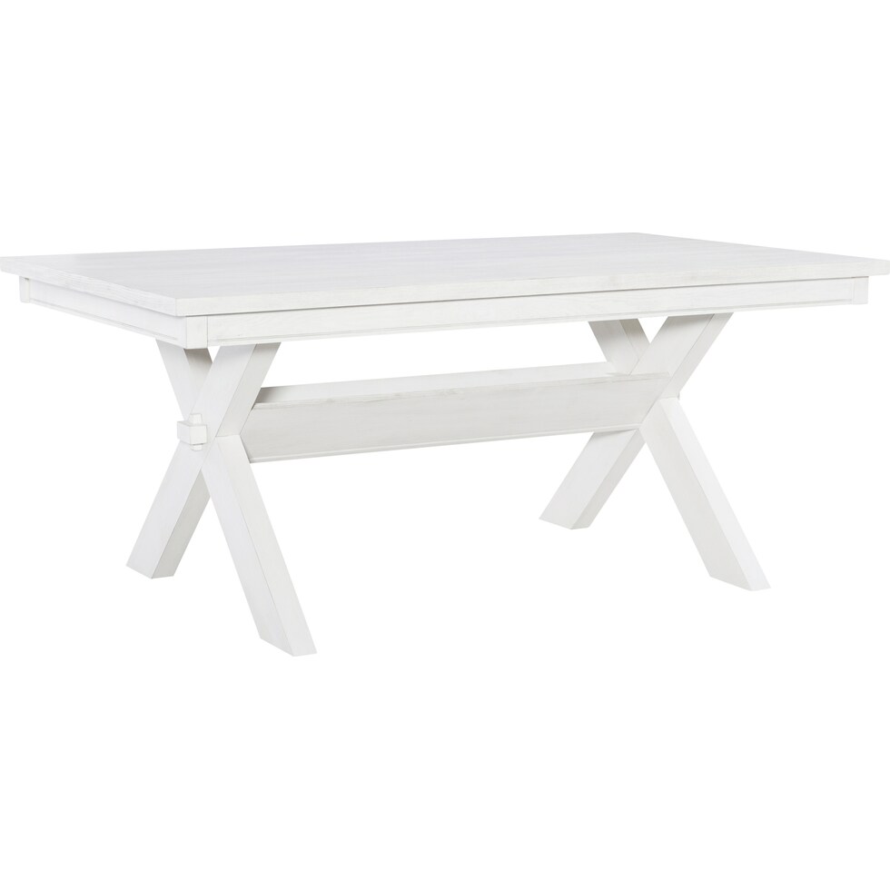 tonja white dining table   