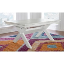 tonja white dining table   