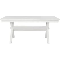 tonja white dining table   