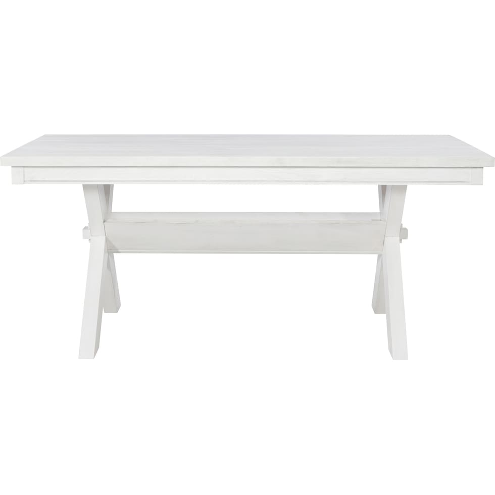 tonja white dining table   