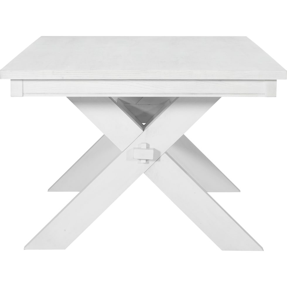 tonja white dining table   